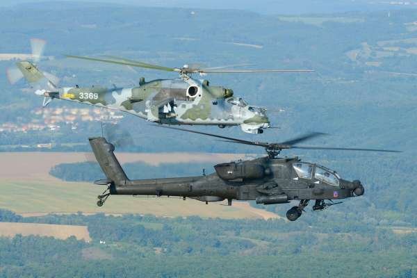 Ми-24 против вертолетов и самолетов ВВС США