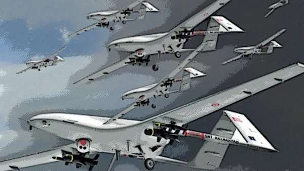 Дуэль 20 ударных БПЛА Bayraktar TB2 против одного ЗРПК «Панцирь-С1»