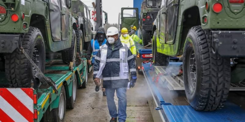 Американская военная техника прибыла в Баварию