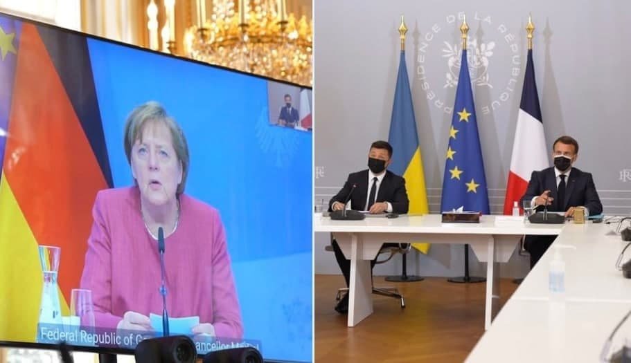 Нормандский недоформат: В Сети обсуждают фото с встречи Зеленского и Макрона