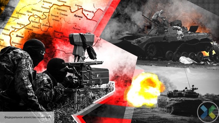 Киев разместил военную технику в жилых районах вблизи ЛНР