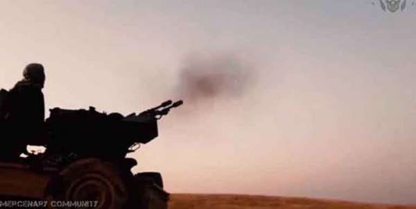 Противостояние Су-25 ВКС РФ и расчета ЗУ-23-2 «Исламского государства»