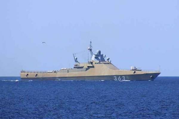 Российский ракетный корвет блокировал украинский флот в Одессе