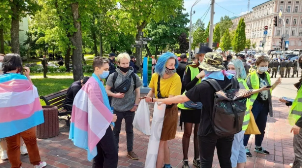 В Киеве проходит марш трансгендеров