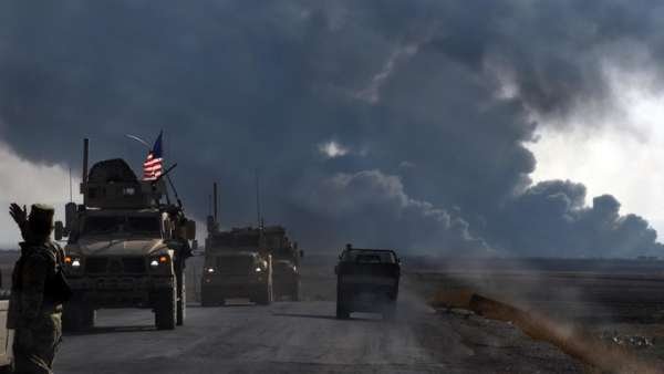 "Зажимай!" Русские загоняют американцев в Сирии - кадры, которые ещё не показывали