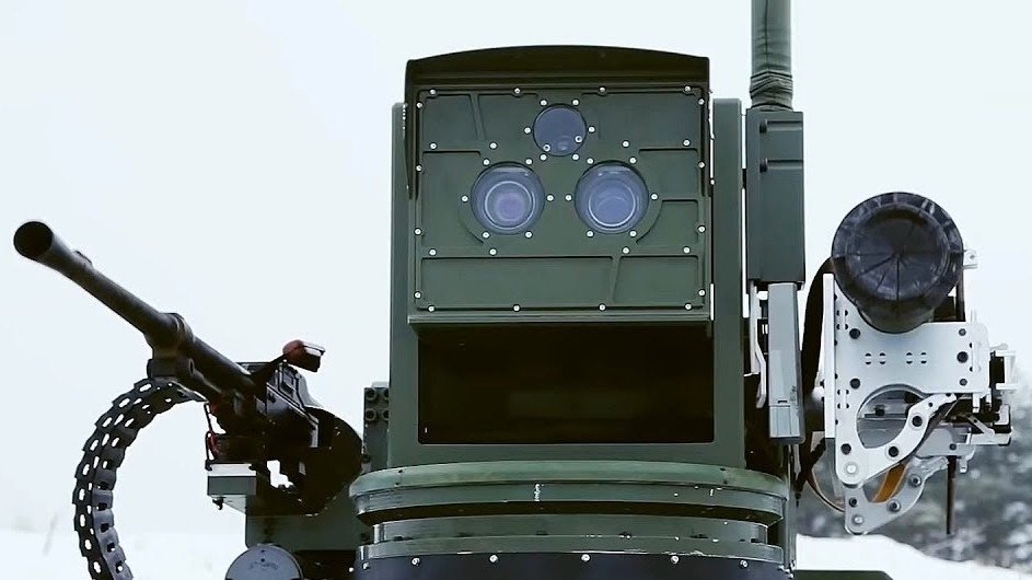 Боевые испытания российского робота "Маркер" попали на видео