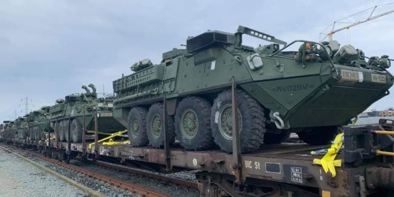 Очередная ротация американских подразделений из состава боевой группы НАТО в Польше