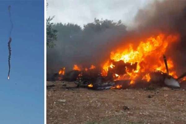 Американцы ударом с пикирования уничтожили свой поврежденный БПЛА, чтобы он не достался боевикам