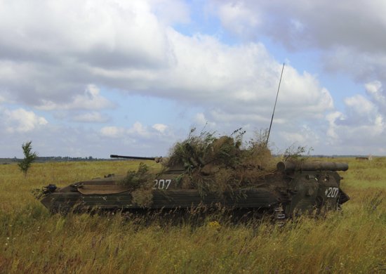 Под Оренбургом «Мста-С» и танки и уничтожили условного противника