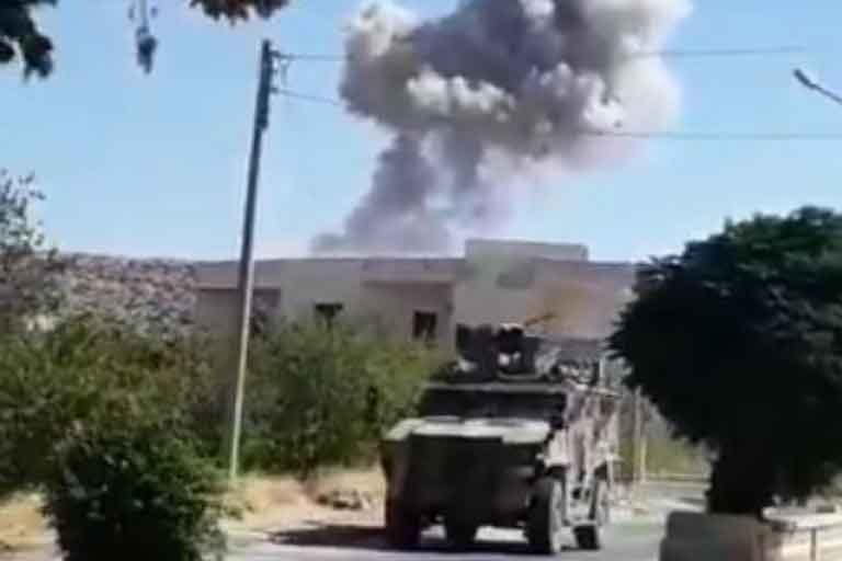 ВКС РФ нанесли авиаудар по турецкой колонне