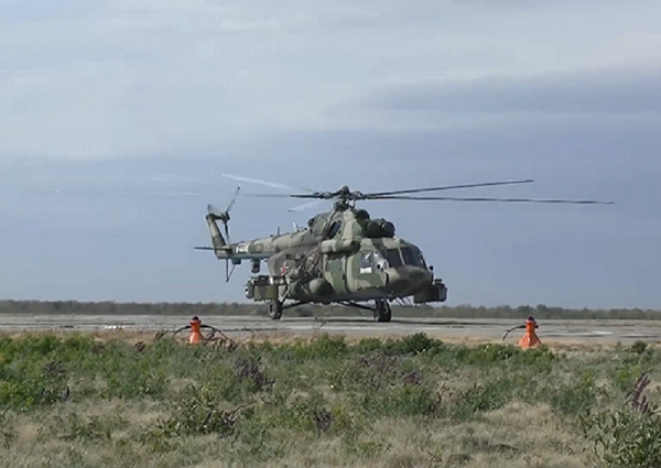 Под Оренбургом вертолеты Ми-8 сбросят 100 мин на «боевиков»