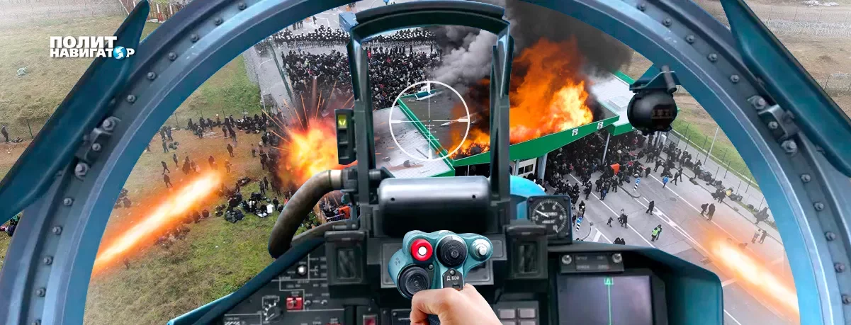 Киев направил против мигрантов авиацию