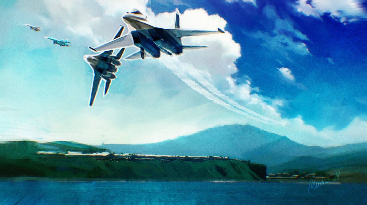 Выпад против советского летчика закончился для моряков ВМС США «керосиновым душем»