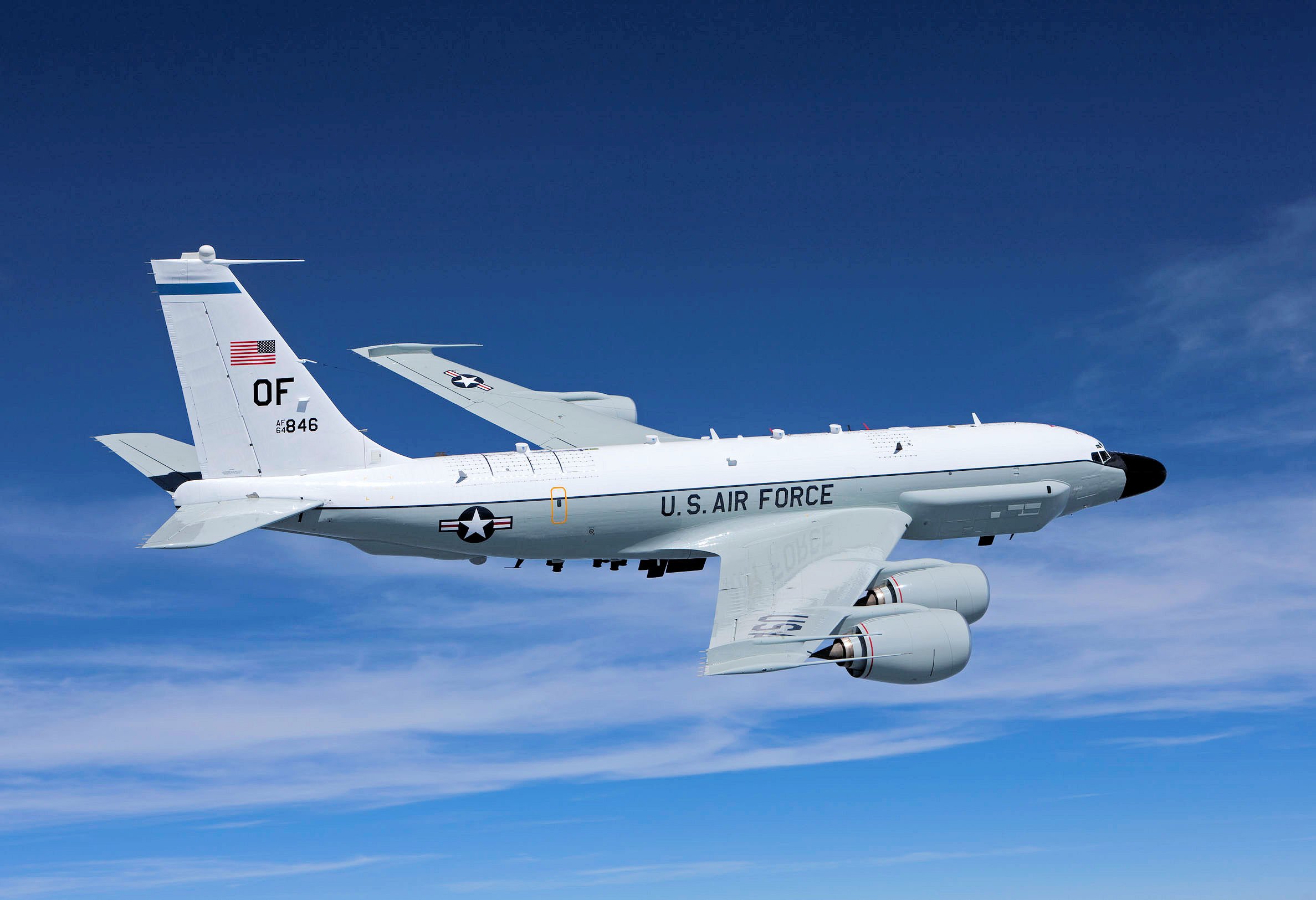 Boeing RC-135W ВВС США передал ВСУ позиции средств ПВО ЛДНР