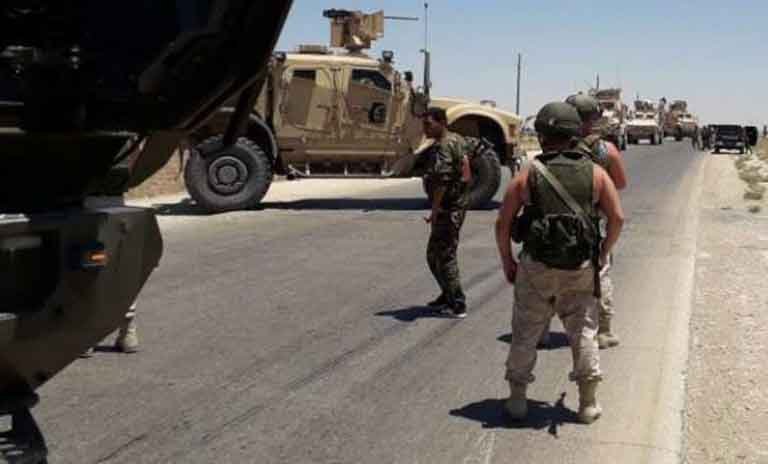 «Три богатыря» заставили отступить колонну американской бронетехники