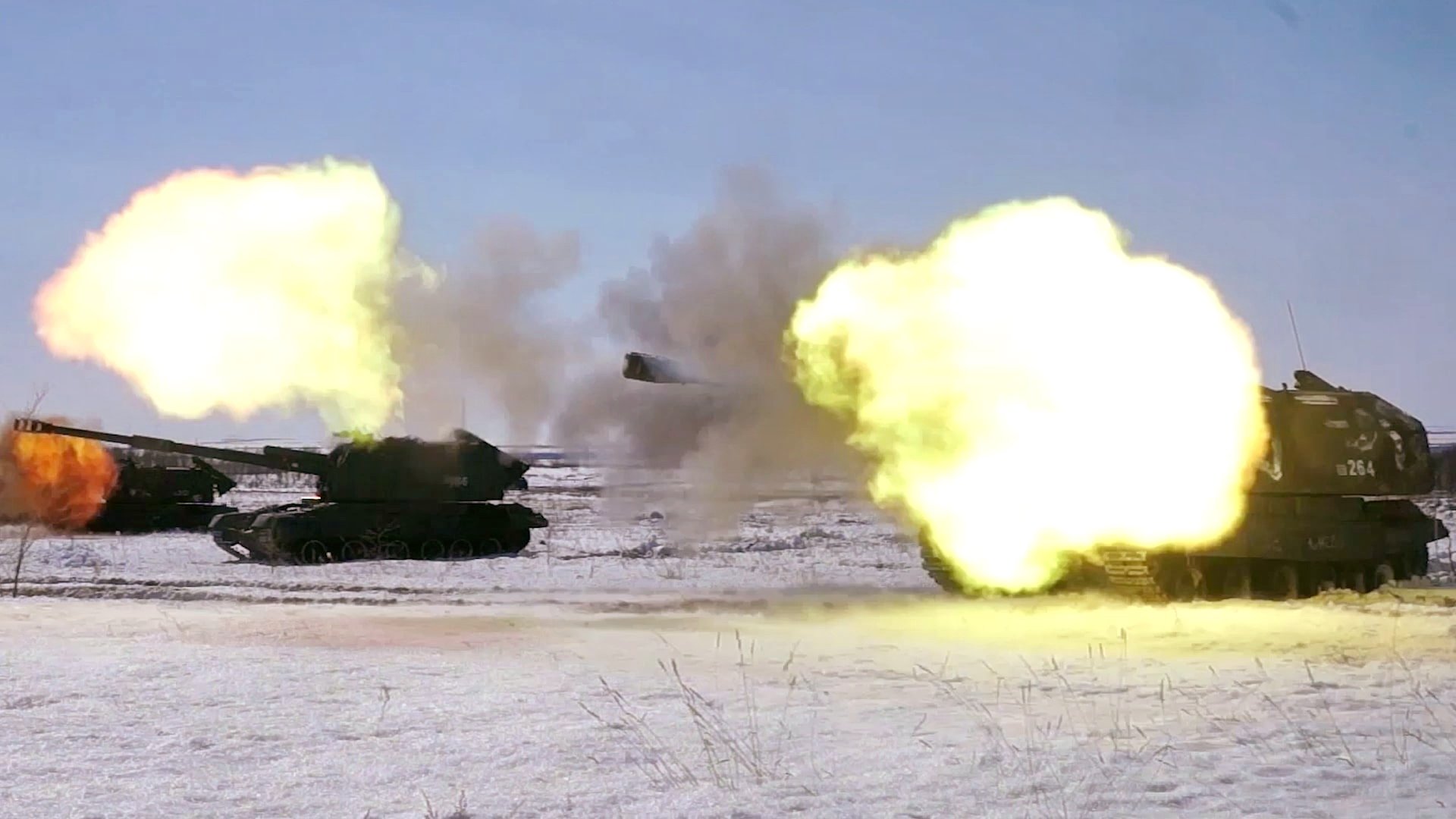 Под Оренбургом «Грады» и «Мста-С» уничтожили условного противника