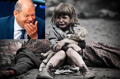 Канцлер ФРГ Шольц: "Геноцид на Донбассе? - это смешно!