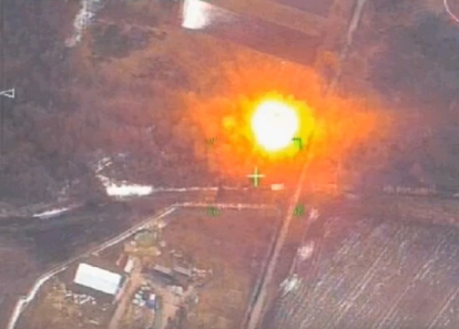 Миноборны публиковало видео точечного удара «Краснополя» по командному пункту ВСУ