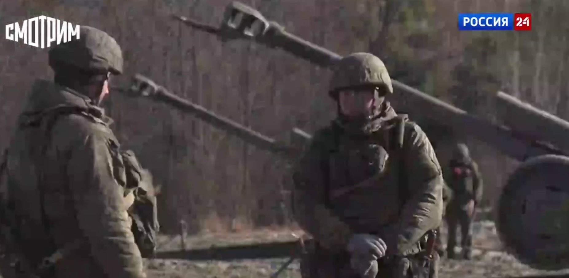 Российские десантники форсировали реку Ирпень под Киевом