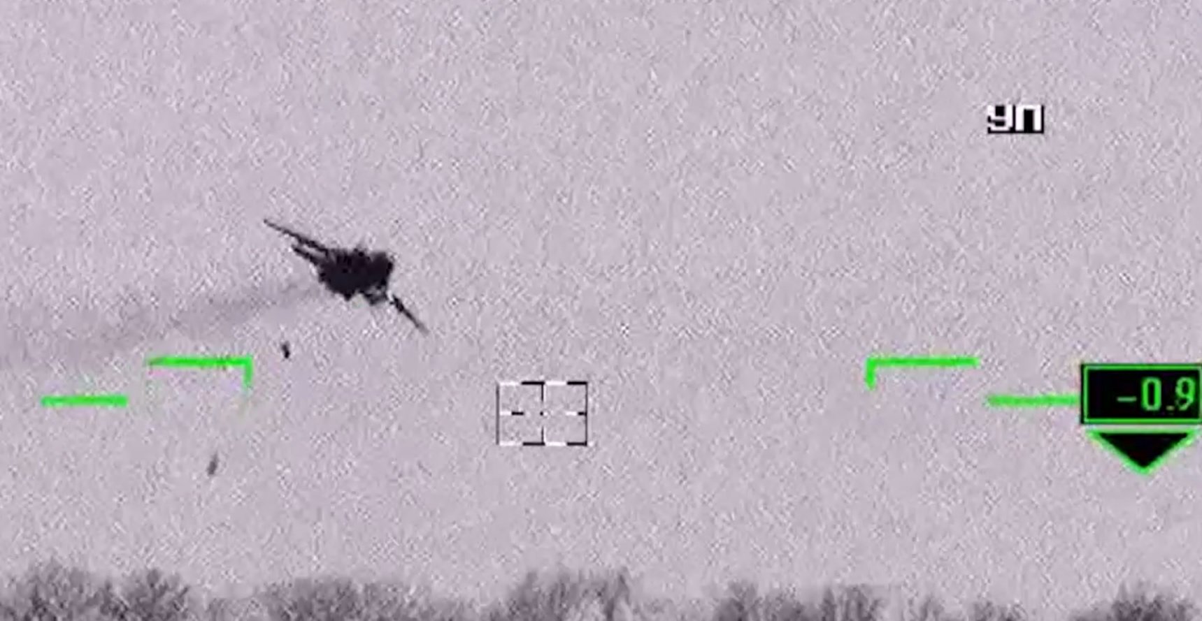Минобороны показало авиаудар Су-24М на сверхмалой высоте