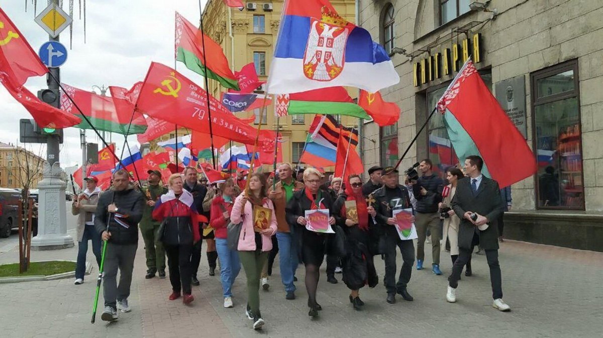 Белорусы раскачались и начали выходить в поддержку российской спецоперации