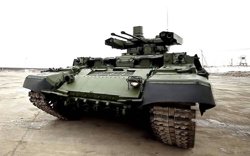 Российские боевые машины «Терминатор» зашли на Донбасс