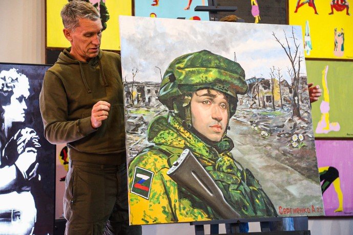 Цой в форме бойца СВО – на Украине вой