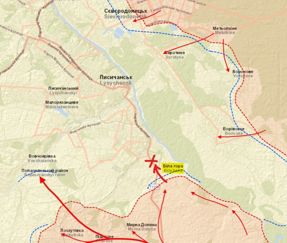 Золотой котел варят, Лисичанск в оперативном окружении, на «Азоте» ожидается сдача в плен