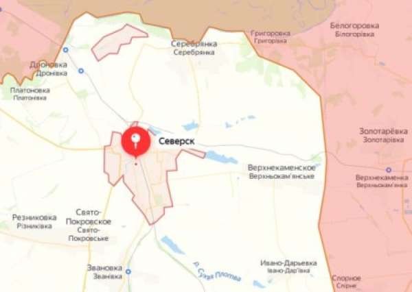 Союзные силы зашли в городскую черту Северска