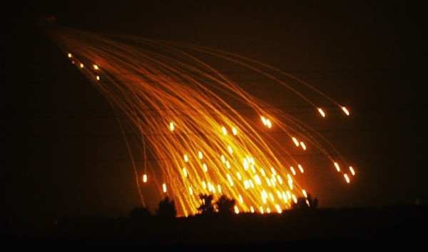 Психологическая атака на врага: спецснаряды в небе над Харьковом