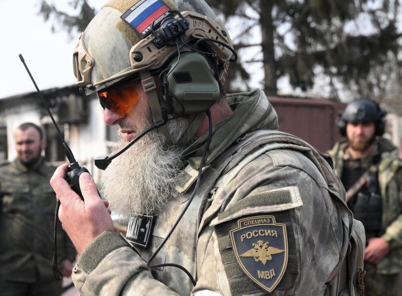 Чеченские бойцы Росгвардии отразили внезапную атаку ВСУ