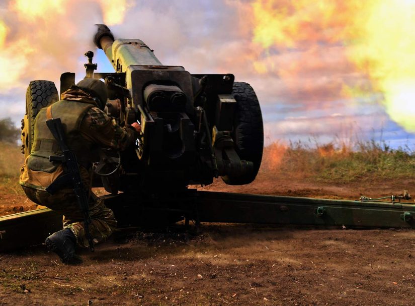 Российские артиллеристы подавили огнем наступающего противника на Запорожском направлении