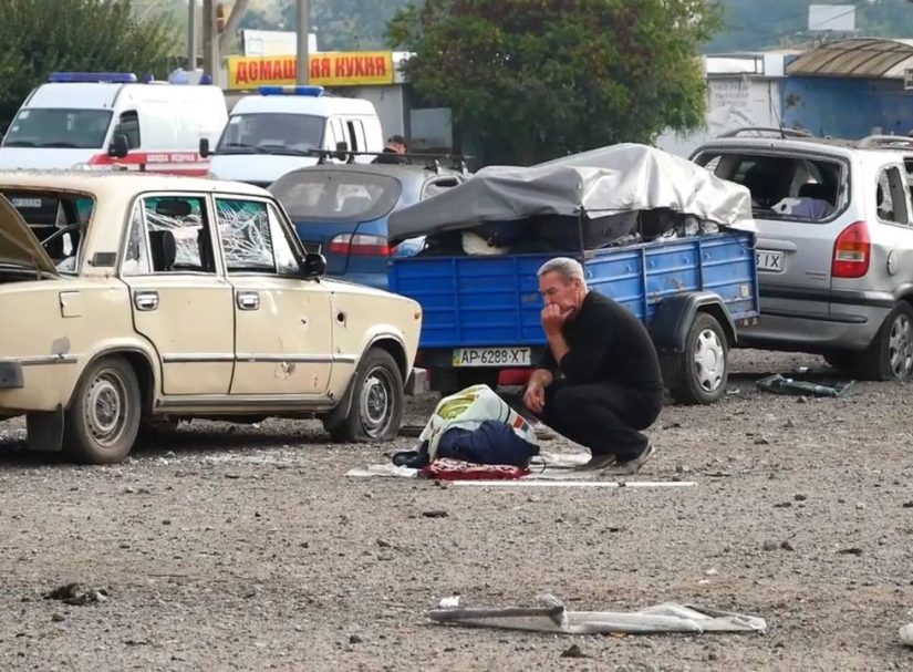 Убийство киевскими путчистами запорожцев утром, 30 сентября