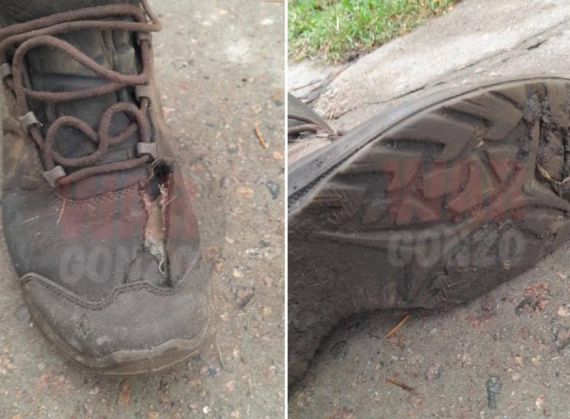 Военкор Пегов пнул «Лепесток», и подошва ботинка осталась целой