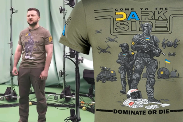 Футболка Зеленского указала на глобальный антироссийский проект