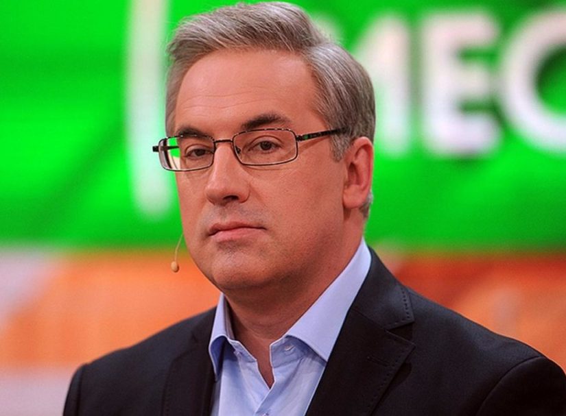 Ведущий Норкин счел украинскую журналистку Соколовскую подсадной уткой