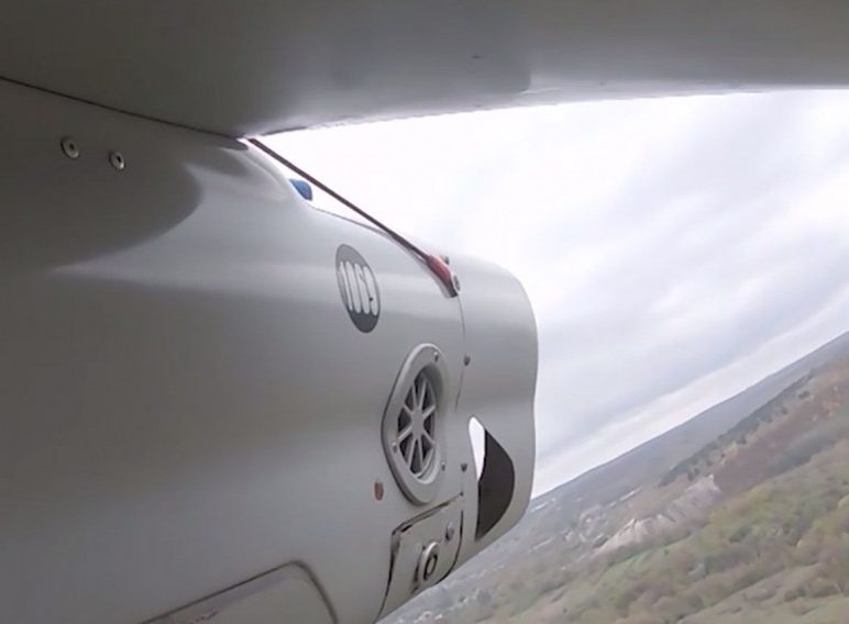 Беспилотник "Орлан" заснял работу ПВО украинских боевиков по себе