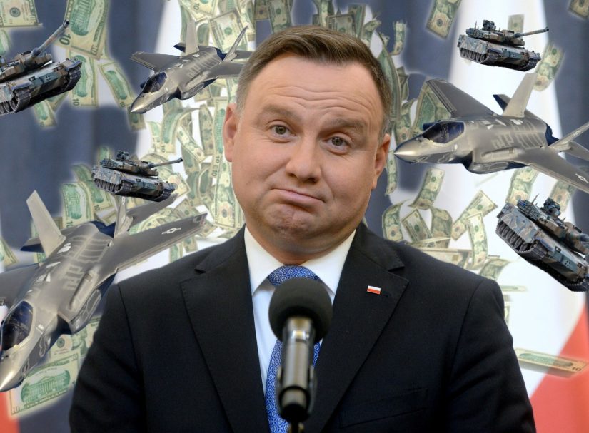 Пока Анджей Дуда тратит миллиарды на оружие, поляки, чтобы выжить, вынуждены воровать продукты в магазинах