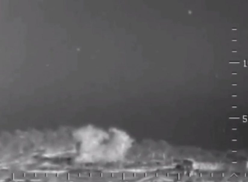 Руденко опубликовал кадры удара артиллерии ВС РФ по резервам ВСУ у Соледара