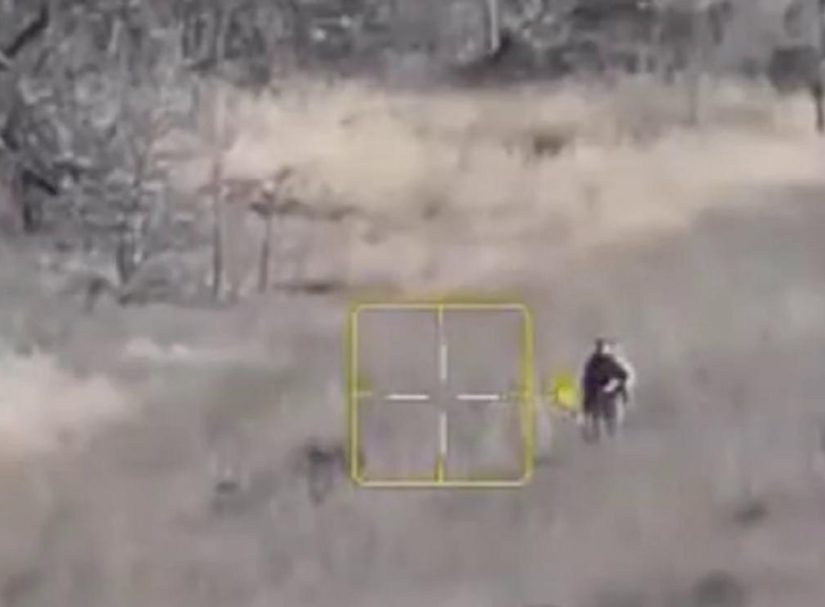 Видео боя российского бойца против дрона ВСУ опубликовано в Сети