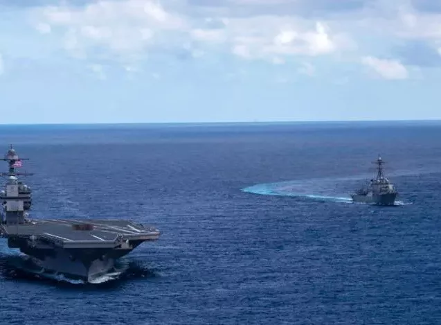 CША отправили к берегам России авианосец