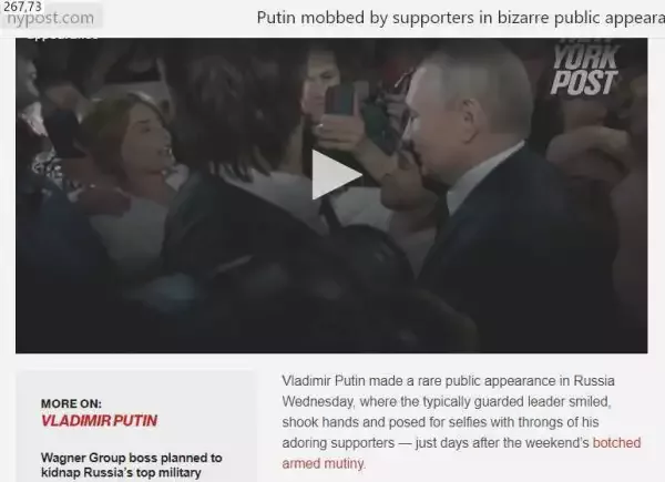 Американцы восхищены открытостью Путина