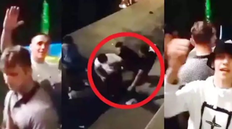 Украинцы избили поляков и заставили их кричать нацистские лозунги