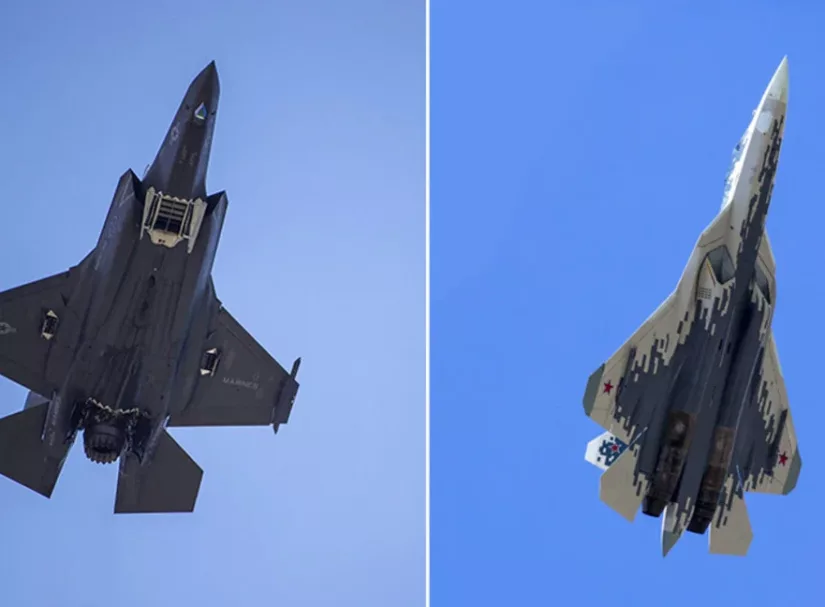 Су-57 против Ф-35. Их первое противостояние может произойти в небе Северной Африки