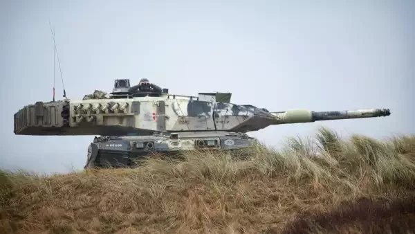 Украинский Leopard 2A6 решил обстрелять позиции ВС РФ, но был уничтожен ударом FPV-дрона