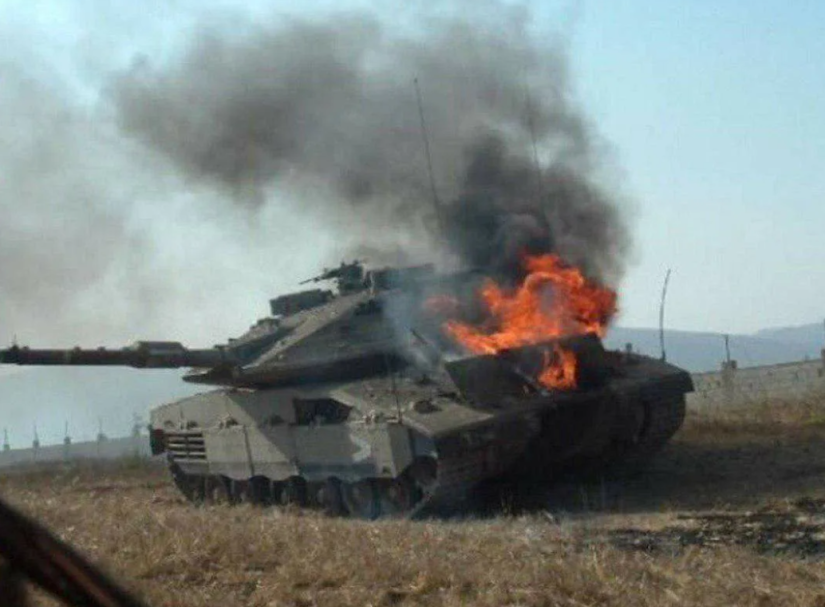 Главная гордость ЦАХАЛ вспыхнула как спичка. Русская инструкция по сожжению "Меркавы" сработала на 100%