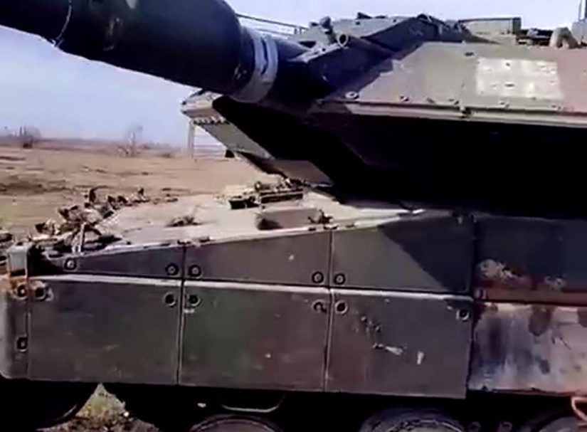 ВС России под Степовым захватили трофеи в виде танка Leopard 2A6 и БМП Bradley M2А2 ODS-SA