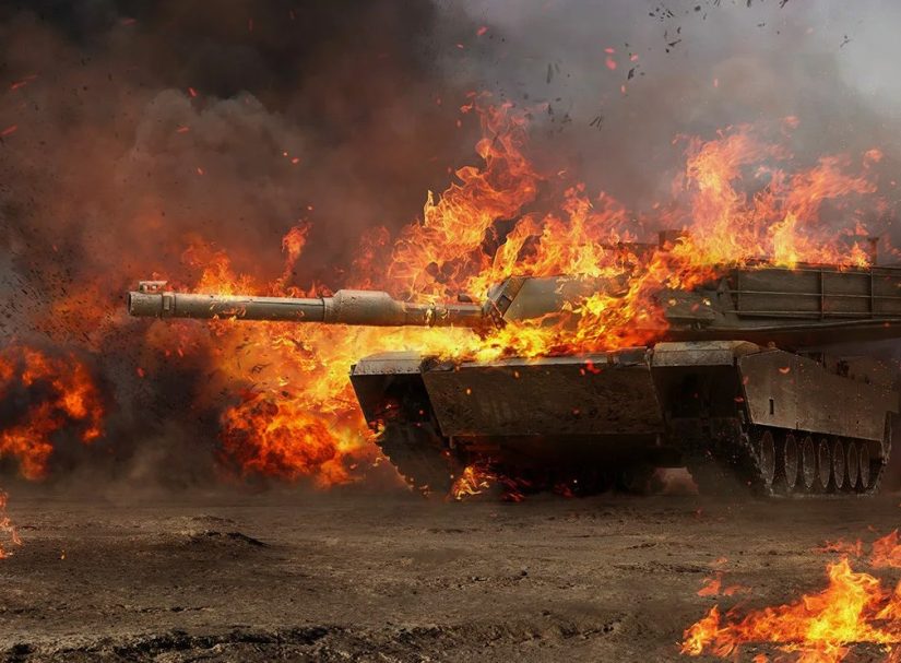 Российские подразделения уничтожили еще один американский танк M1 Abrams ВСУ