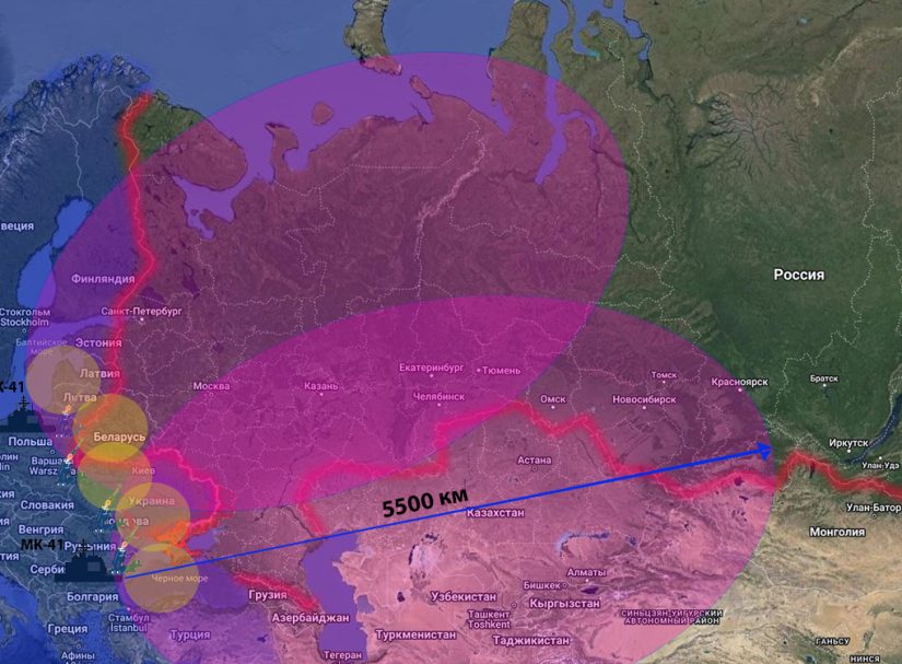Американские ракеты теперь долетят до Сибири