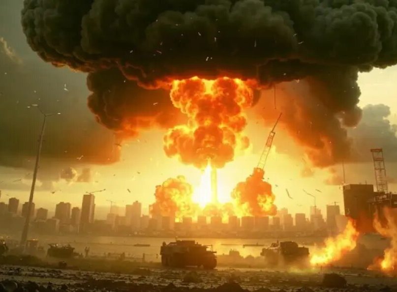 Километровые столбы огня в Киеве третьи сутки: Впервые 1000 "Гераней" за ночь. Уничтожен штаб командования ВСУ. Убиты важные шишки из Франции